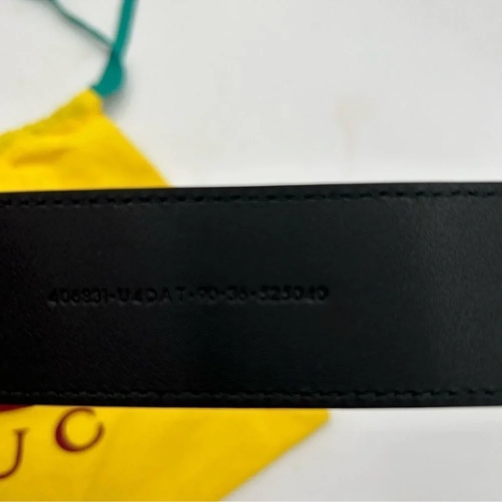 Men’s Gucci, X Adidas, GG Marmont belt 90 cm made in Italy